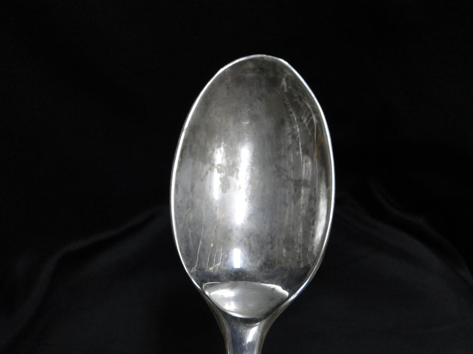 Silverplate Flatware Made in China: Salad Serving Spoon & Fork, 12 1/2"