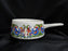 Villeroy & Boch Vil129 w/ Blue, Red & Yellow Roosters: Cooking Pot, 6" x 3" Tall