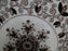 Mason's Bow Bells Brown, Flowers & Scrolls: Salad Plate, 8", As Is