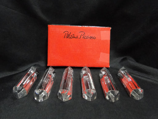 Villeroy & Boch Paloma Picasso: Set of Six Crystal Knife Rests, 3" Long