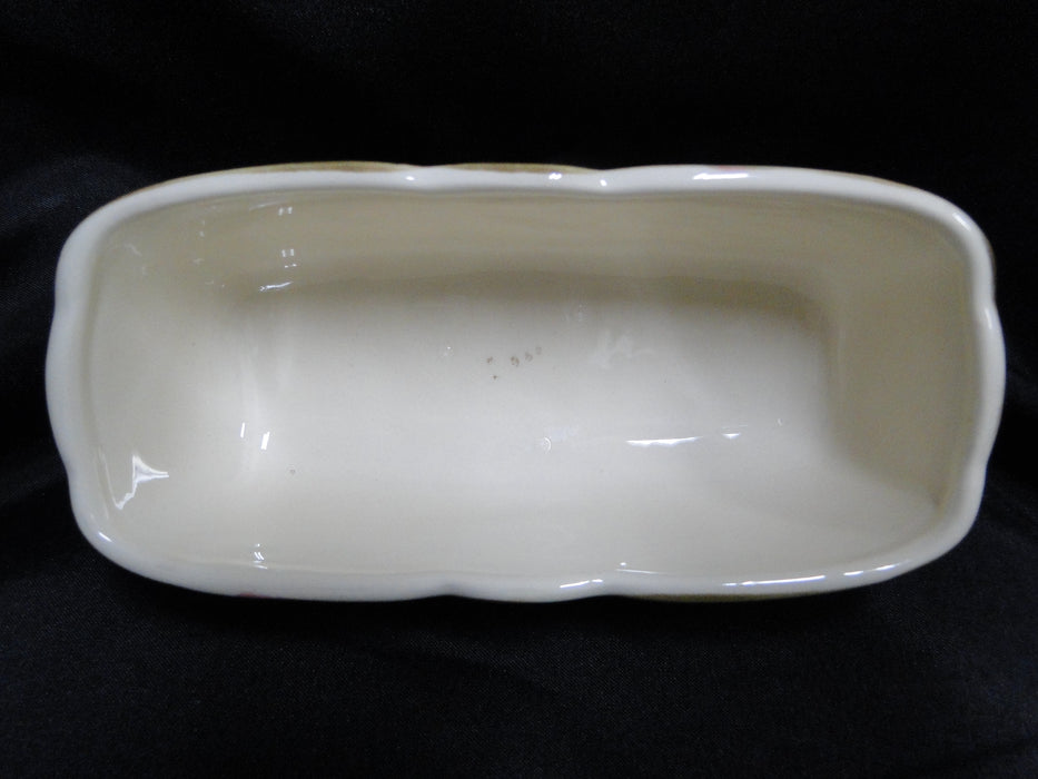 Franciscan Desert Rose, USA: Covered Butter Dish w/ Lid & Rose Handle