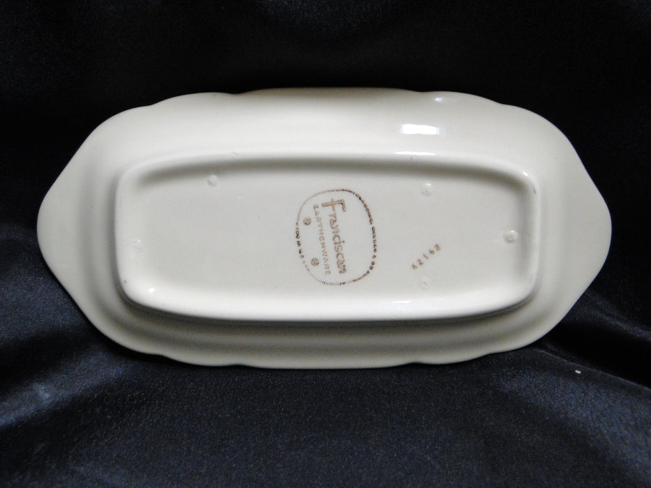 Franciscan Desert Rose, USA: Covered Butter Dish w/ Lid & Rose Handle