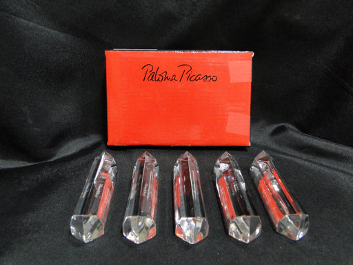 Villeroy & Boch Paloma Picasso: Set of Five Crystal Knife Rests, 3" Long