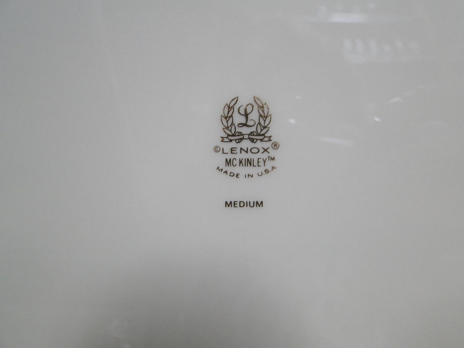 Lenox McKinley, Gray Band: Oval Serving Platter, 16" x 11 3/8"