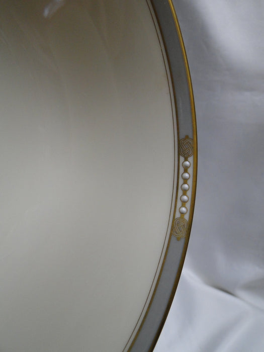 Lenox McKinley, Gray Band: Round Serving Bowl, 9 3/8" x 3 1/8"