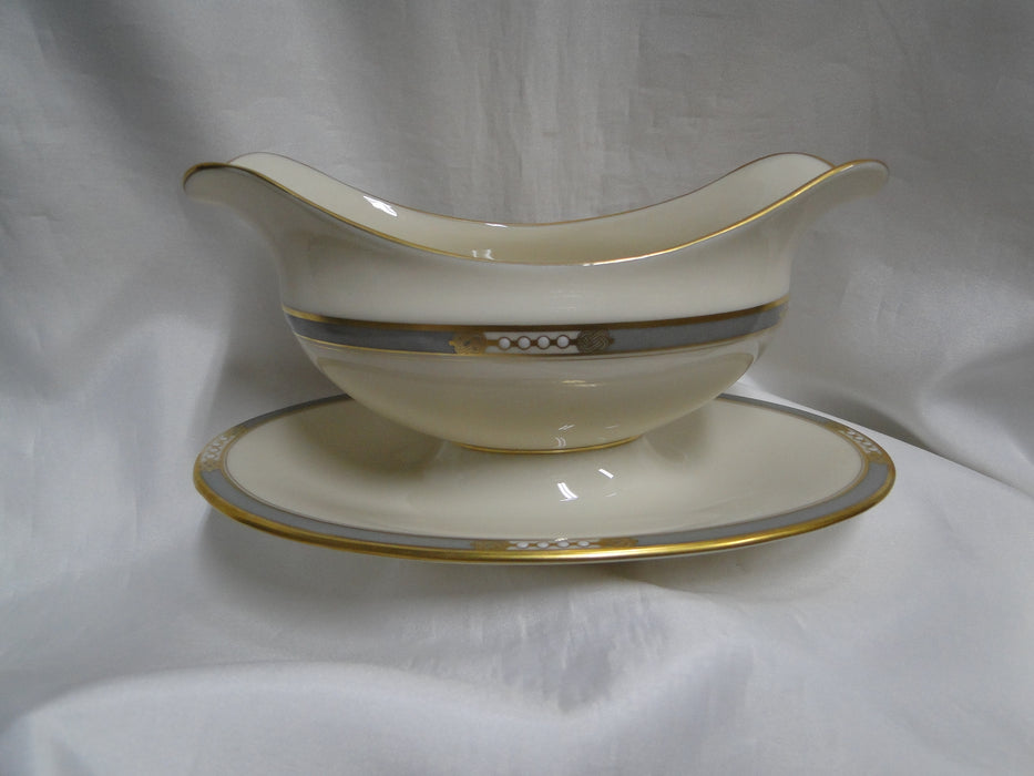 Lenox McKinley, Gray Band: Gravy Boat w/ Attached Underplate