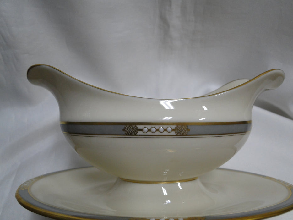 Lenox McKinley, Gray Band: Gravy Boat w/ Attached Underplate