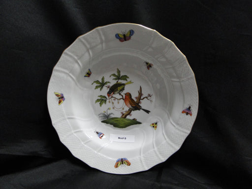 Herend Rothschild Bird: Rim Soup Bowl, 9 1/2" x 2", 1501, RO, Motif B