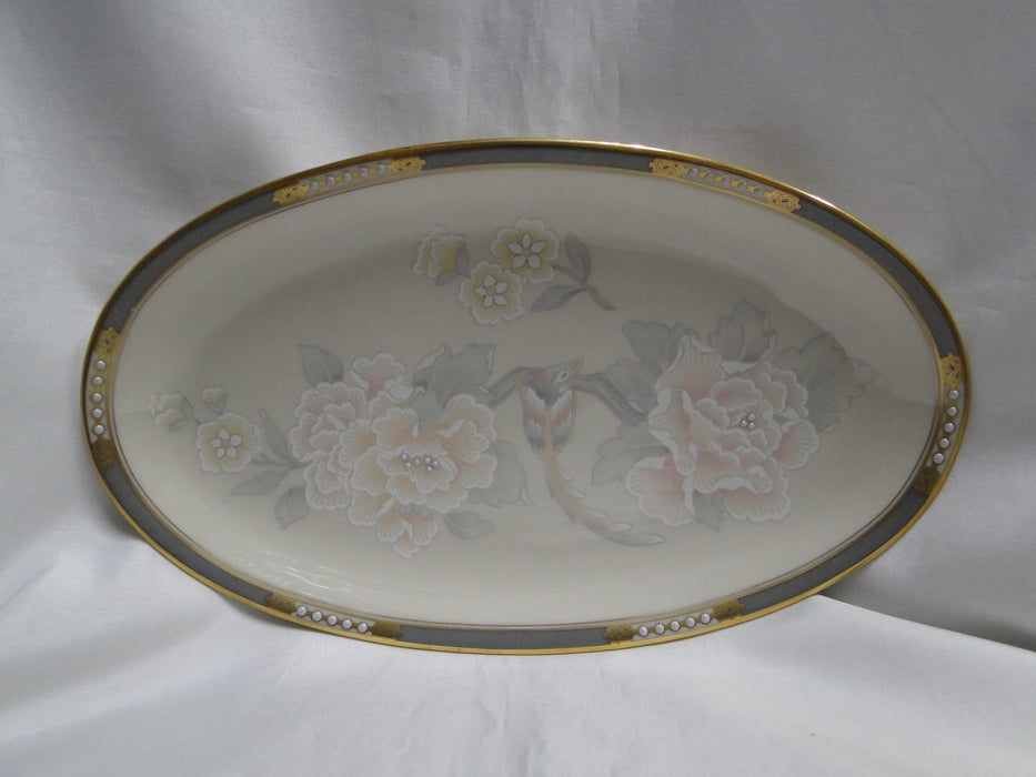 Lenox McKinley, Gray Band: Relish w/ Center Design, 9 5/8" x 5 3/4"