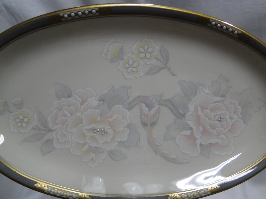 Lenox McKinley, Gray Band: Relish w/ Center Design, 9 5/8" x 5 3/4"