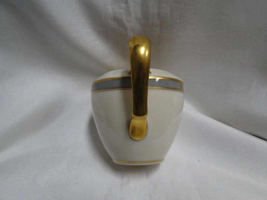 Lenox McKinley, Gray Band: Creamer / Cream Pitcher, 3" Tall