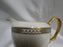Lenox McKinley, Gray Band: Creamer / Cream Pitcher, 3" Tall