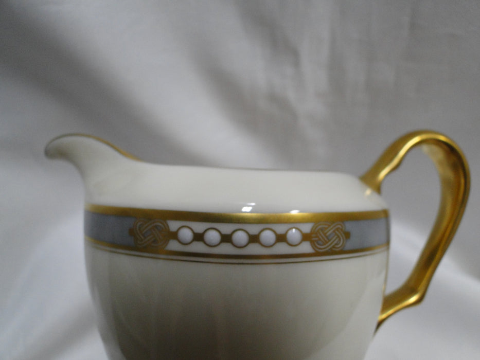 Lenox McKinley, Gray Band: Creamer / Cream Pitcher, 3" Tall