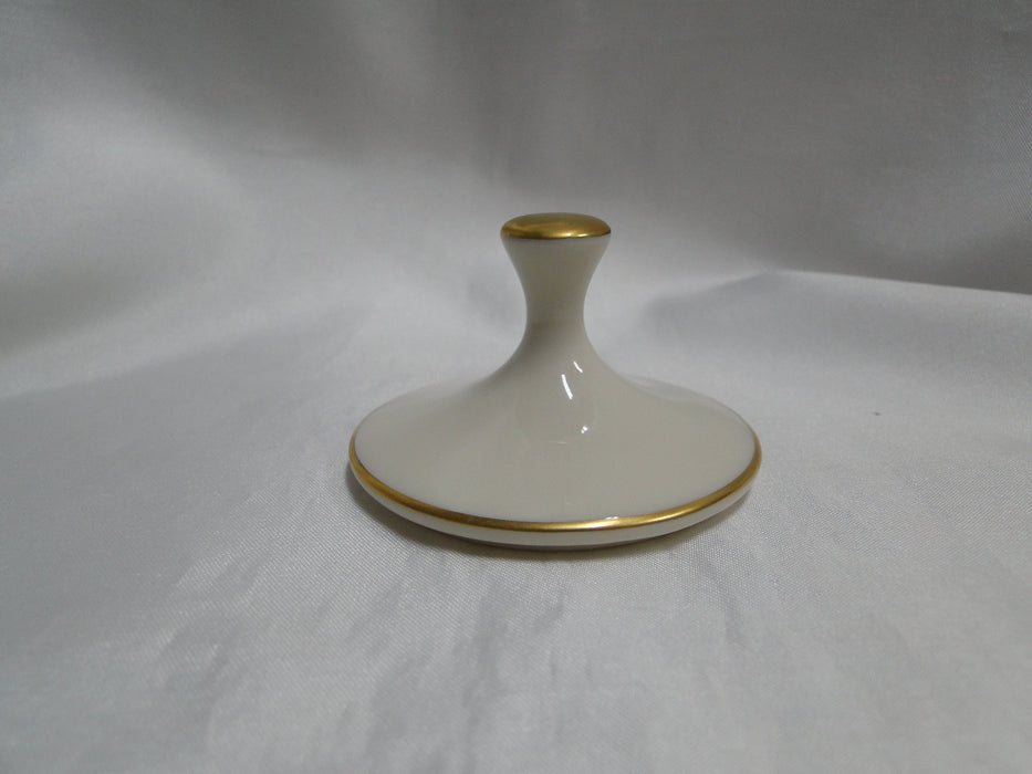 Lenox McKinley, Gray Band: Sugar Bowl & Lid, 4 1/4" Tall