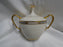 Lenox McKinley, Gray Band: Sugar Bowl & Lid, 4 1/4" Tall