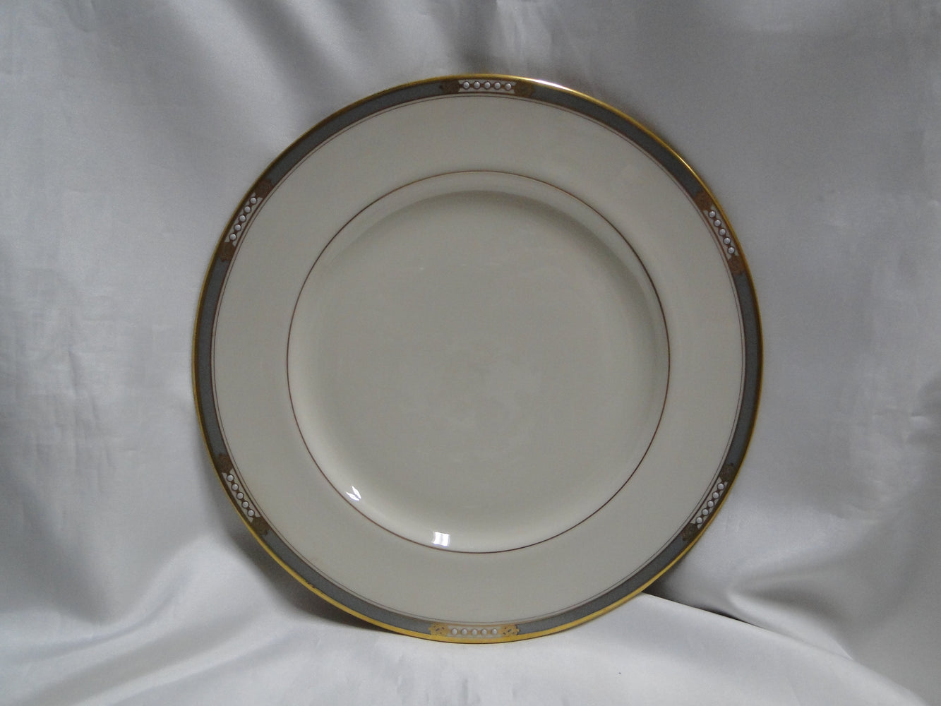 Lenox McKinley, Gray Band: Dinner Plate (s), 10 1/2"