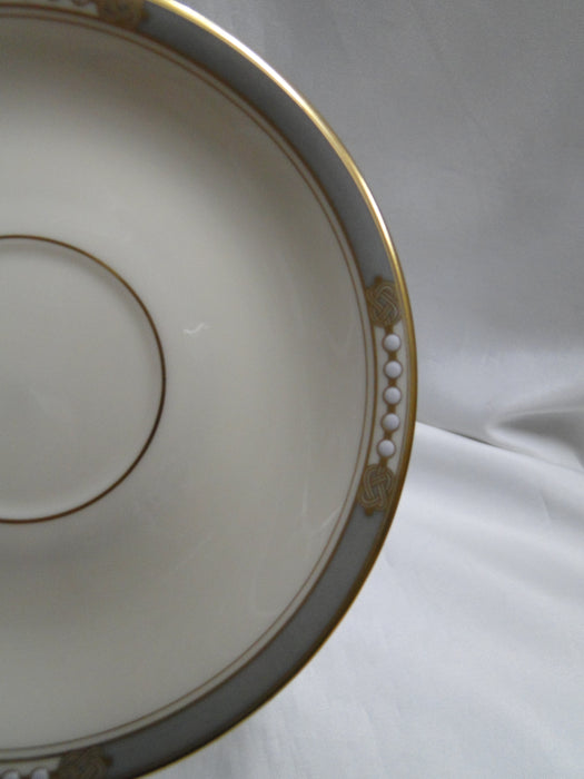 Lenox McKinley, Gray Band: Cup & Saucer Set, 2 7/8" Tall