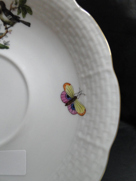 Herend Rothschild Bird: Cup & Saucer Set, 734 & 734, RO, Motif A