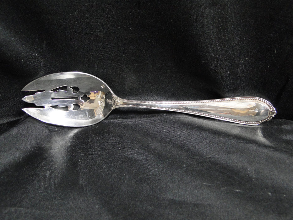 Tuttle Triumph, Sterling, 1994: Pierced Serving Spoon / Tablespoon, 9", Clinton