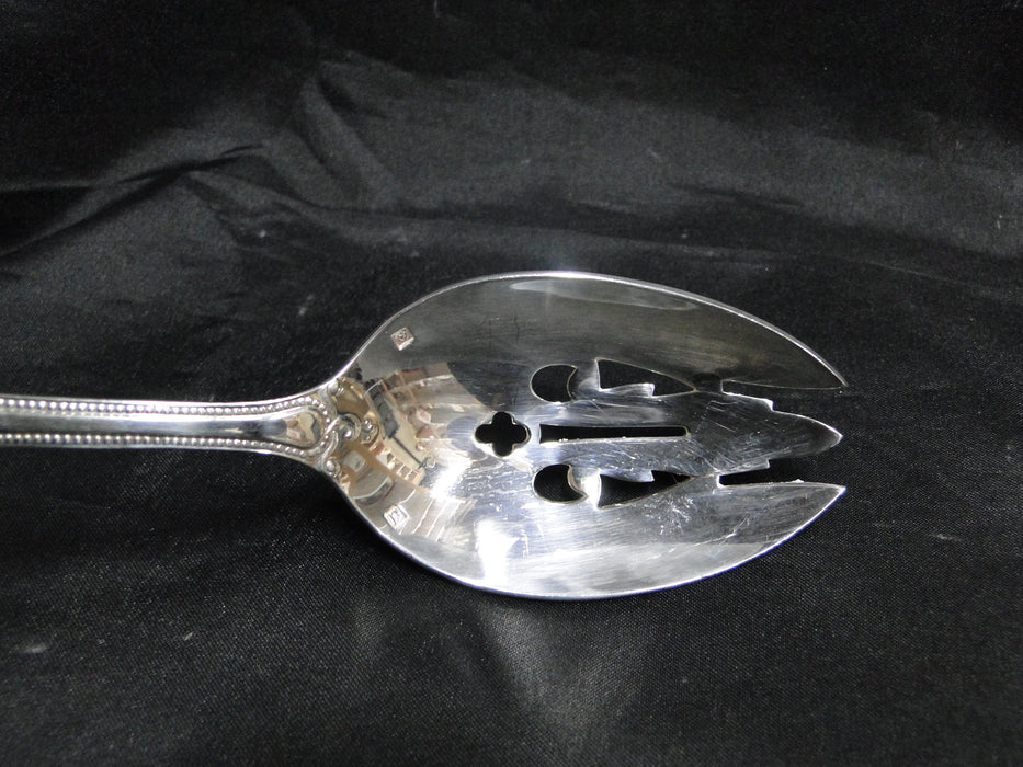 Tuttle Triumph, Sterling, 1994: Pierced Serving Spoon / Tablespoon, 9", Clinton