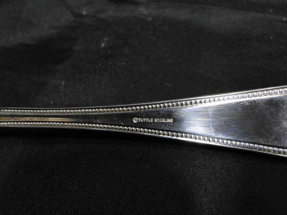 Tuttle Triumph, Sterling, 1994: Pierced Serving Spoon / Tablespoon, 9", Clinton