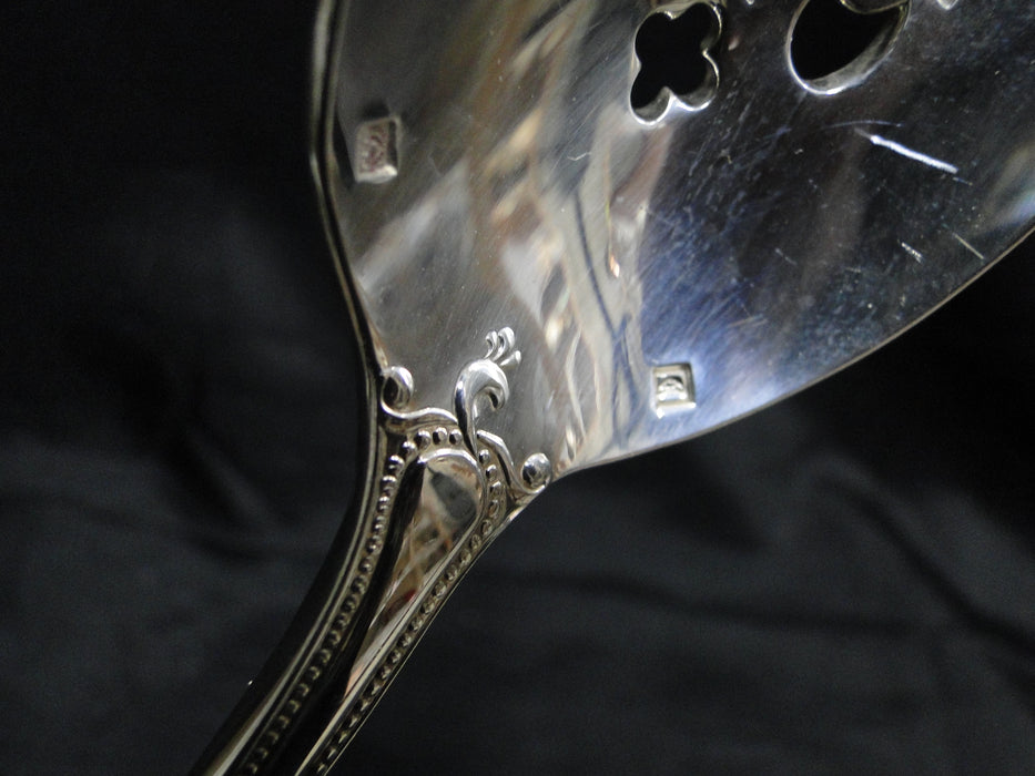 Tuttle Triumph, Sterling, 1994: Pierced Serving Spoon / Tablespoon, 9", Clinton