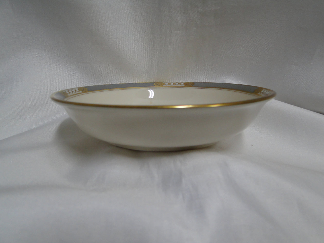 Lenox McKinley, Gray Band: Fruit Bowl (s), 5 1/2" x 1 1/4" Tall