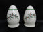 Spode Christmas Tree, Green Trim, England: Salt & Pepper Shakers, 2 7/8" Tall