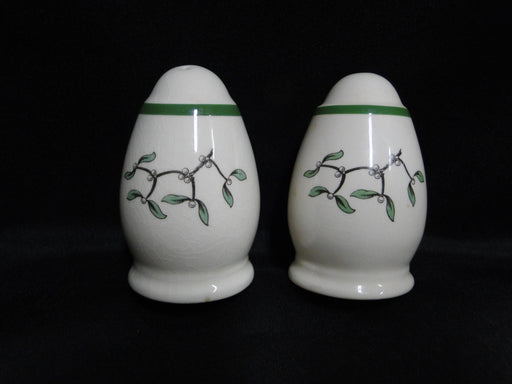 Spode Christmas Tree, Green Trim, England: Salt & Pepper Shakers, 2 7/8" Tall