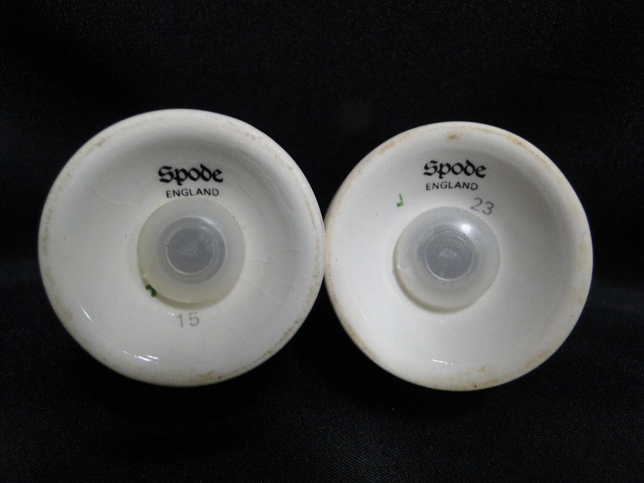Spode Christmas Tree, Green Trim, England: Salt & Pepper Shakers, 2 7/8" Tall