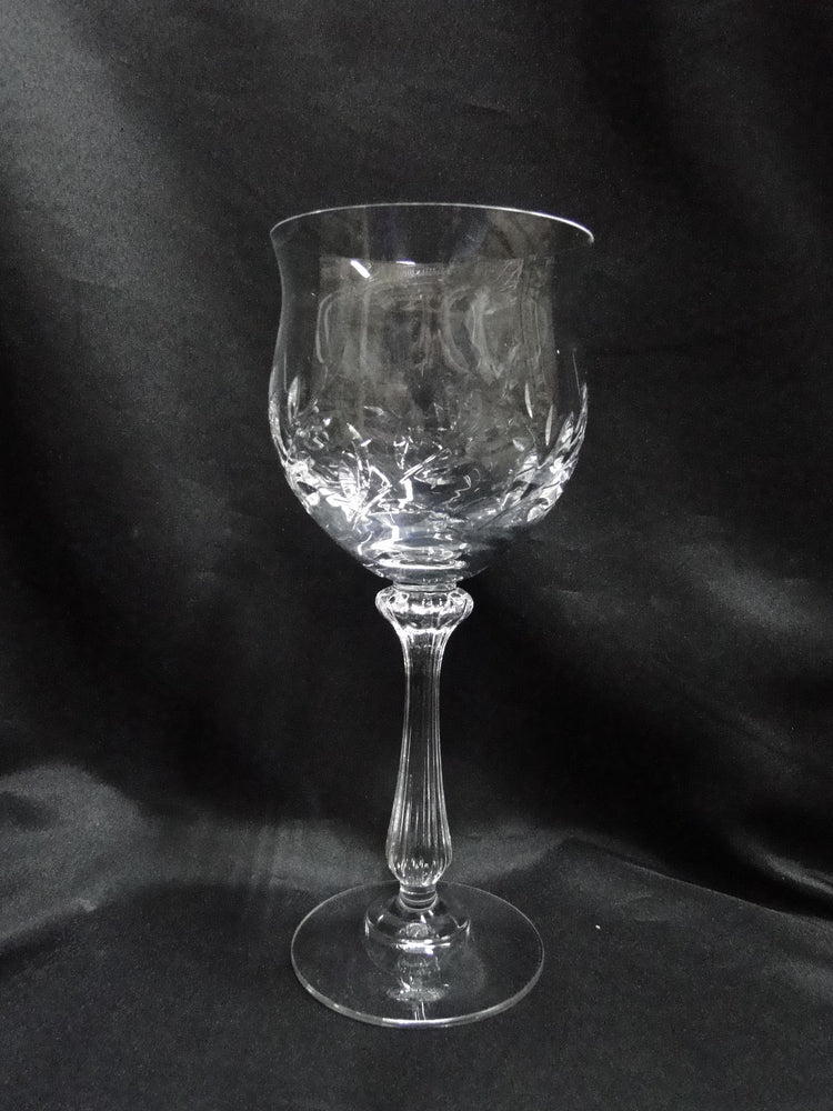 Mikasa Versailles, Cut Leaves: Water or Wine Goblet (s), 8" Tall