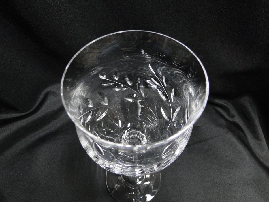 Mikasa Versailles, Cut Leaves: Water or Wine Goblet (s), 8" Tall