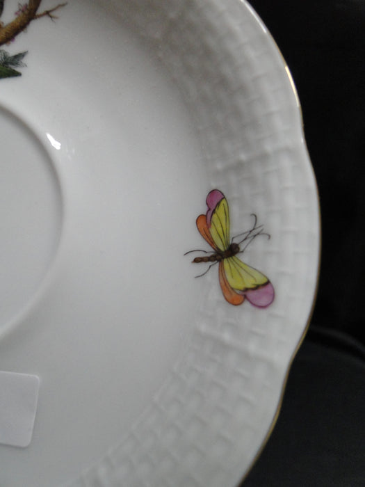 Herend Rothschild Bird: Cup & Saucer Set, 734 & 734, RO, Motif C