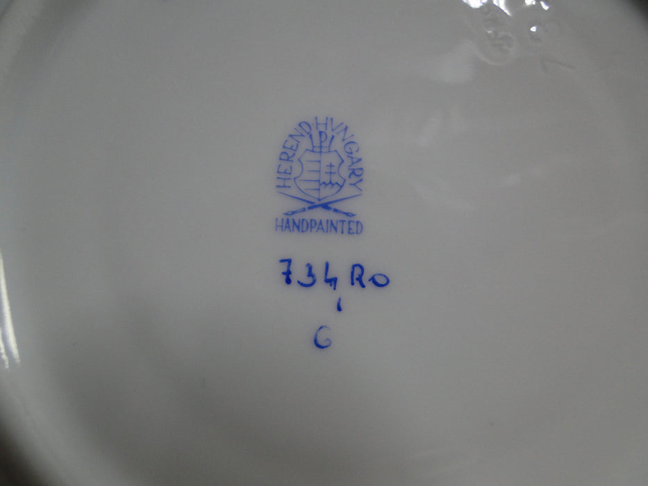 Herend Rothschild Bird: Cup & Saucer Set, 734 & 734, RO, Motif C