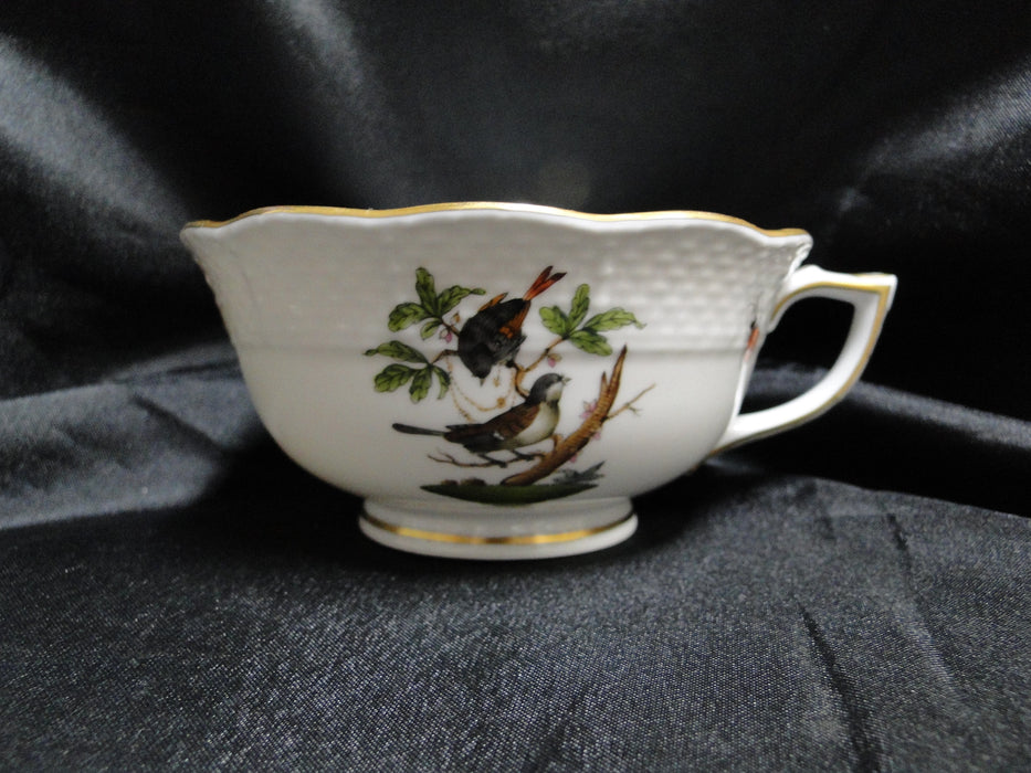 Herend Rothschild Bird: Cup & Saucer Set, 734 & 734, RO, Motif C