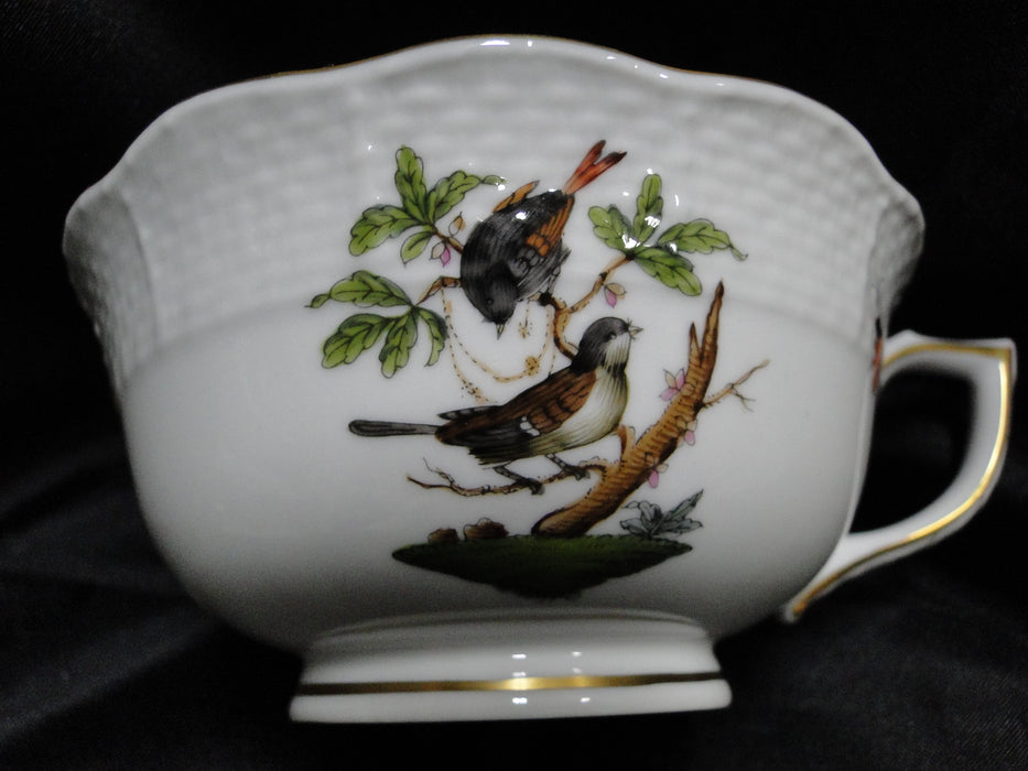 Herend Rothschild Bird: Cup & Saucer Set, 734 & 734, RO, Motif C