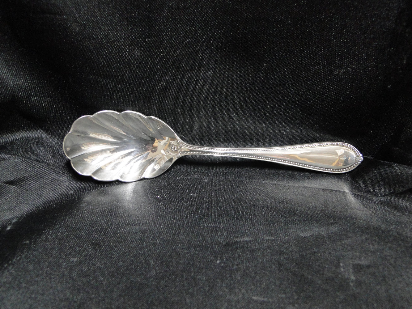 Tuttle Triumph, Sterling, 1994: Shell Sugar Spoon, 6" Long, Clinton
