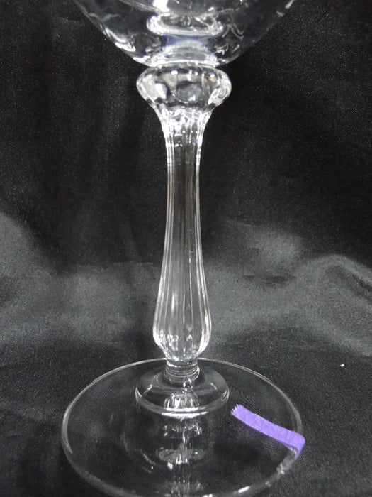 Mikasa Versailles, Cut Leaves: Water or Wine Goblet, 8" Tall, As Is