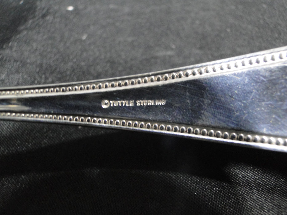 Tuttle Triumph, Sterling, 1994: Solid Shell Gravy Ladle, 6 3/4" Long, Clinton