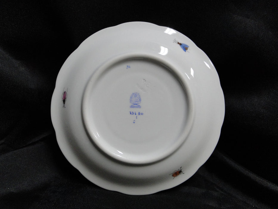 Herend Rothschild Bird: Cup & Saucer Set, 734 & 734, RO, Motif D