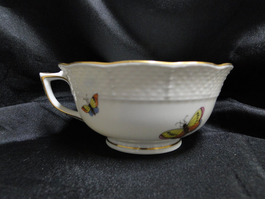 Herend Rothschild Bird: Cup & Saucer Set, 734 & 734, RO, Motif D