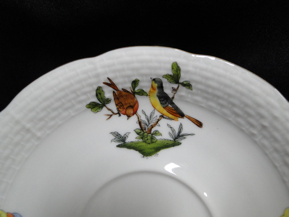 Herend Rothschild Bird: Cup & Saucer Set, 734 & 734, RO, Motif E