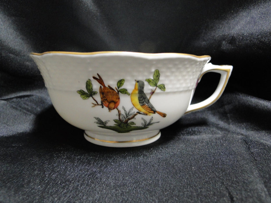 Herend Rothschild Bird: Cup & Saucer Set, 734 & 734, RO, Motif E