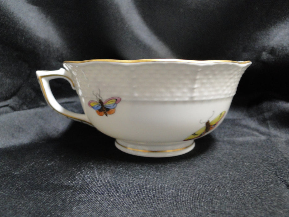 Herend Rothschild Bird: Cup & Saucer Set, 734 & 734, RO, Motif E