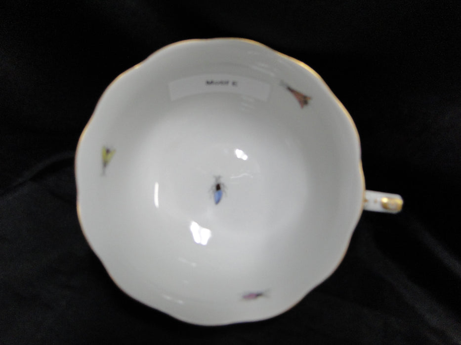 Herend Rothschild Bird: Cup & Saucer Set, 734 & 734, RO, Motif E
