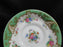 Tuscan Blenheim, Green Edge, Florals: Demitasse Cup & Saucer Set, Crazing