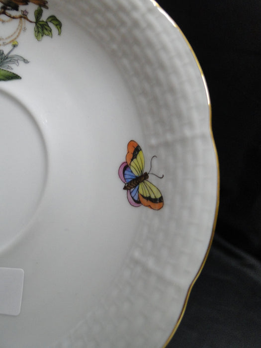 Herend Rothschild Bird: Cup & Saucer Set, 734 & 734, RO, Motif F