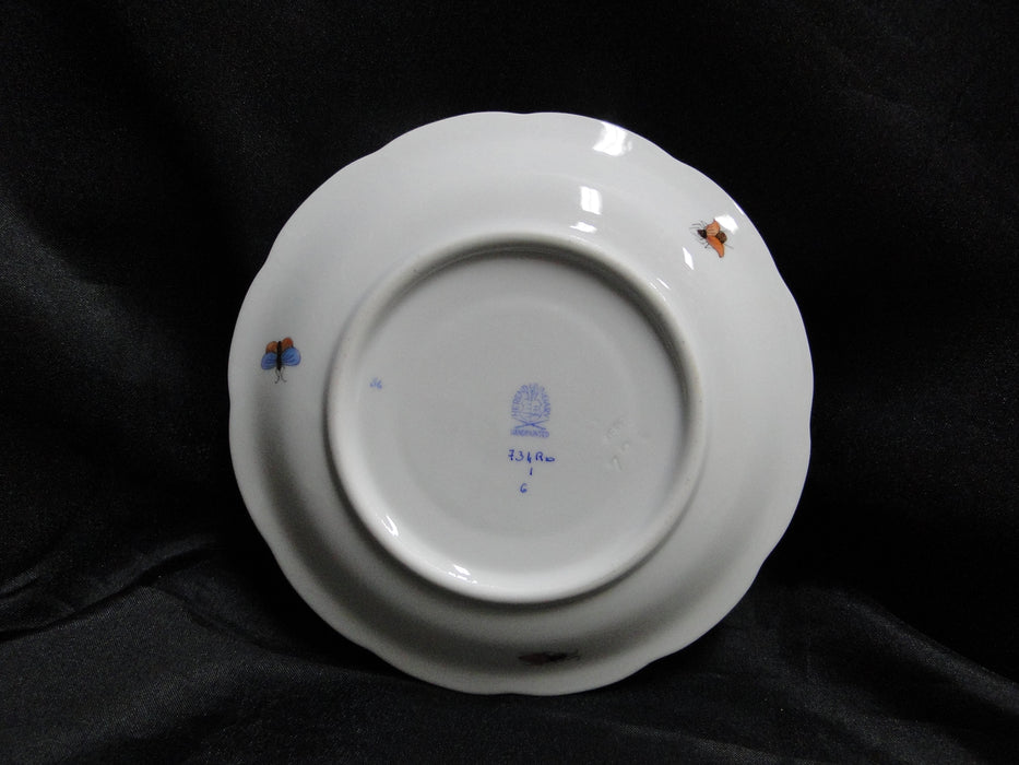 Herend Rothschild Bird: Cup & Saucer Set, 734 & 734, RO, Motif F