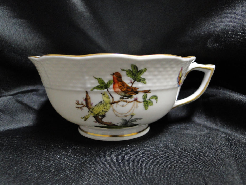 Herend Rothschild Bird: Cup & Saucer Set, 734 & 734, RO, Motif F