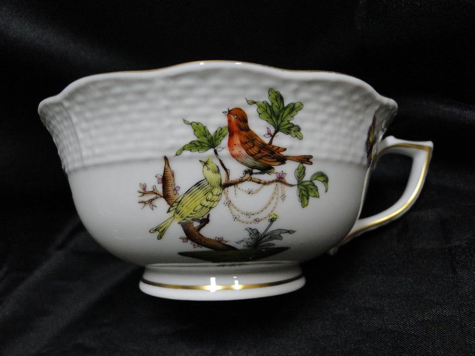 Herend Rothschild Bird: Cup & Saucer Set, 734 & 734, RO, Motif F
